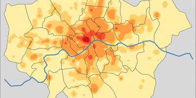 Mapa de Londres crime