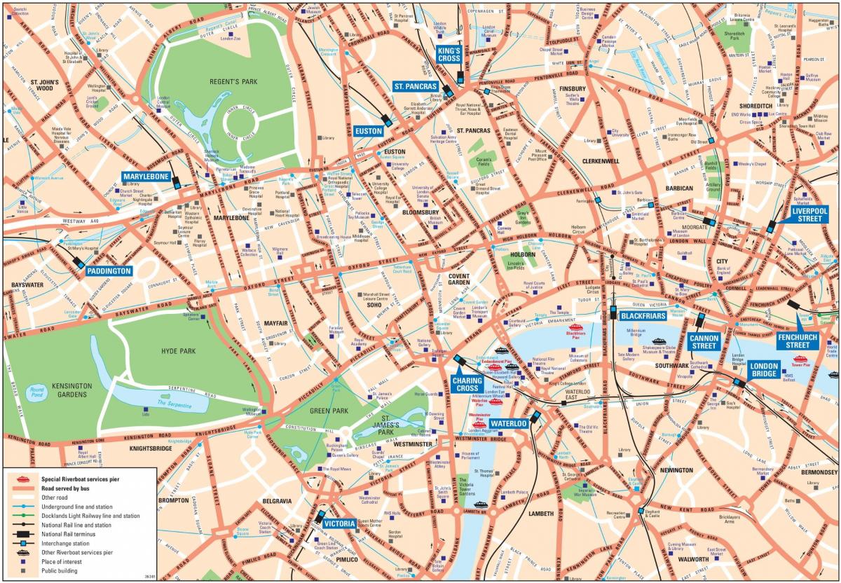 Londres, reino unido mapa
