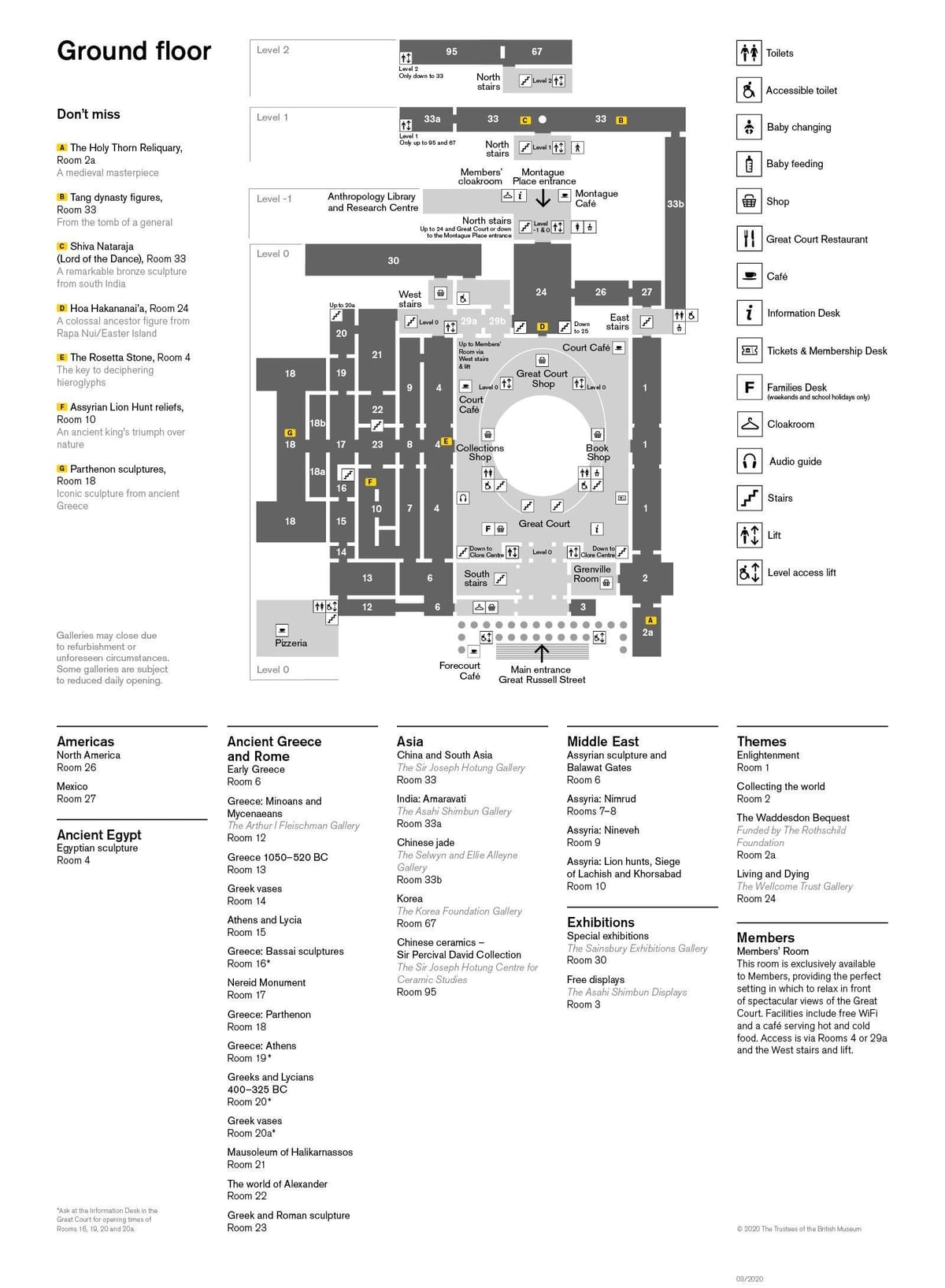 mapa do museu Britânico