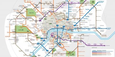Londres ciclo de auto-estrada mapa