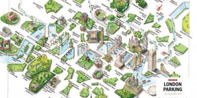 Mapa de Londres parques