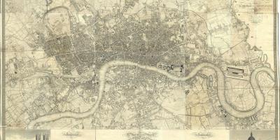 Mapa de Londres da era vitoriana