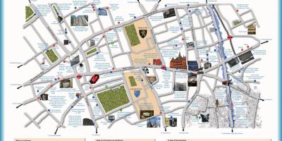 Mapa da cidade de Londres