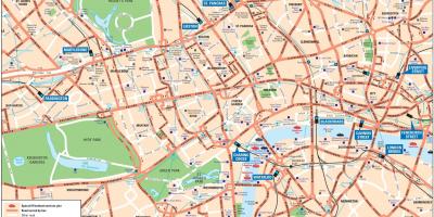 Londres, inglaterra mapa
